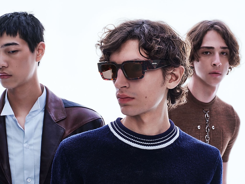 Prada PR B17S L (54 - 20) with Brown lenses and Tortoise frame